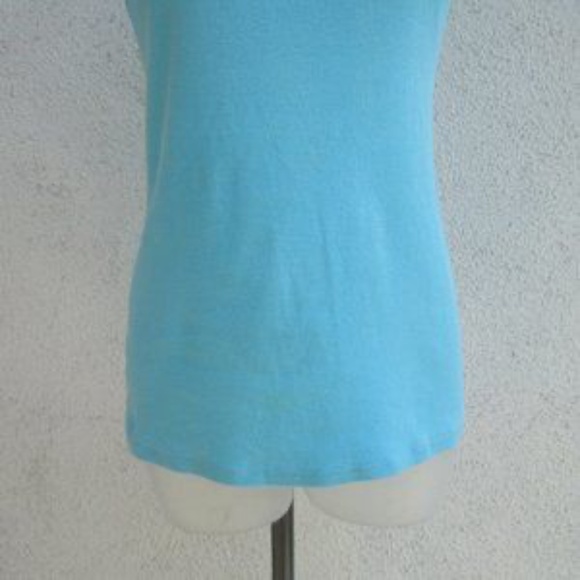 INC Jewel Neck Ribbed Tank Top M - Picture 5 of 7
